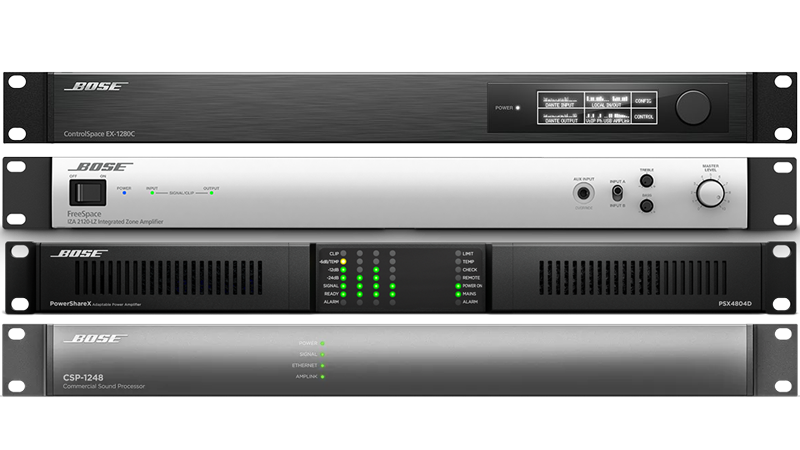Amplificateur-et-processeur-Bose-pour-sonorisation-professionnelle